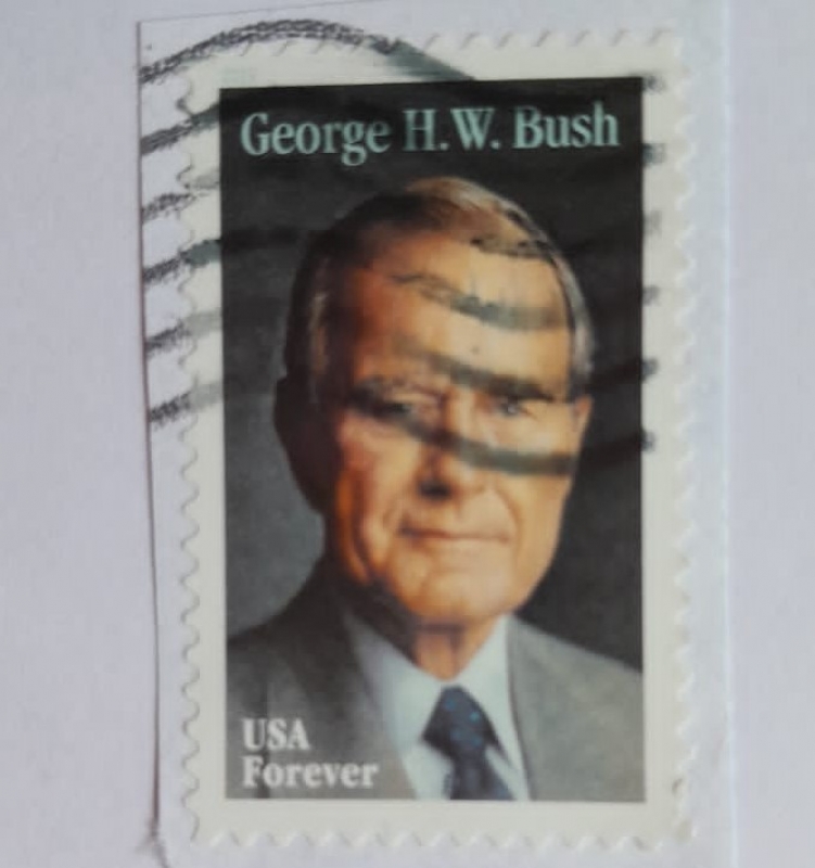George Herber Walker Bush (1924-2018)-Serie:Jefes de Estados.