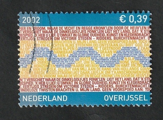 1953 - Provincia de Overijssel, bandera