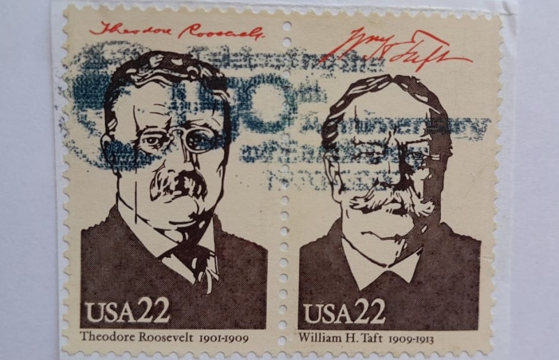 Theodoro Roosevelt-26°Presidente (1901-1909) y William H. Taft (1909-1913)-27°Presidentes (1909-1913