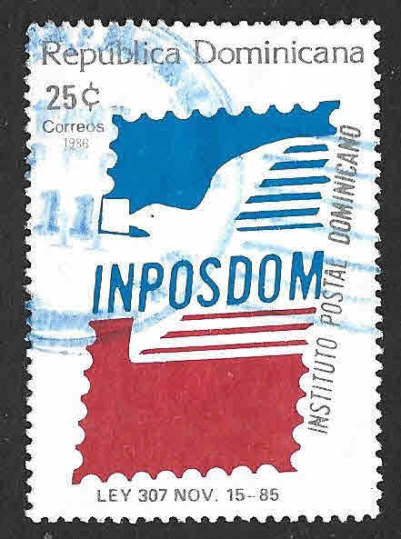 972 - Fundación del Instituto Postal Dominicano 