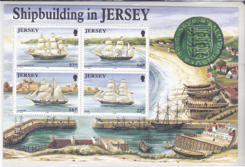 construcción naval en Jersey