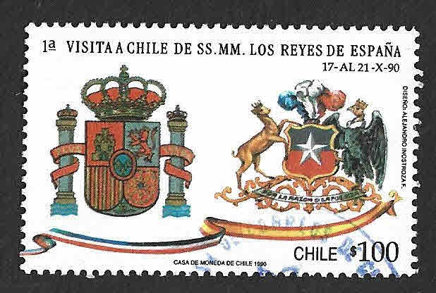 929 - Visita de los Reyes de España a Chile