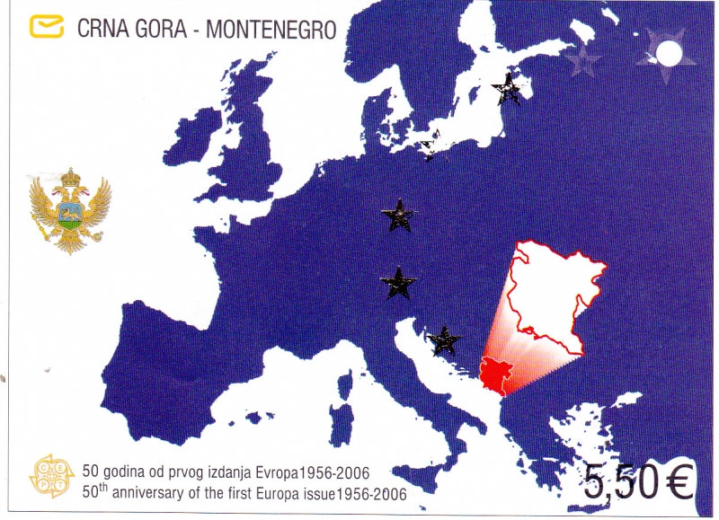 Mapa de Europa - CEPT 