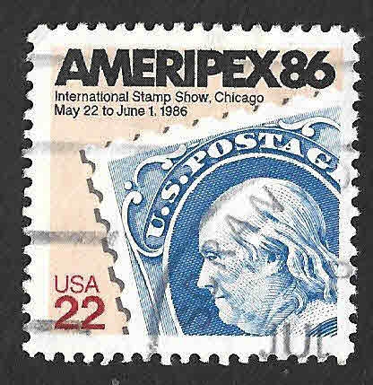 2145 - Exhibición Internacional de Filatelia AMERIPEX´86