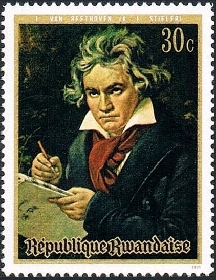 Centenario del nacimiento de Beethoven en 1970, Beethoven de Joseph Stieler