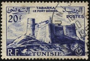 El fuerte genovés de la ciudad de Tabarka.