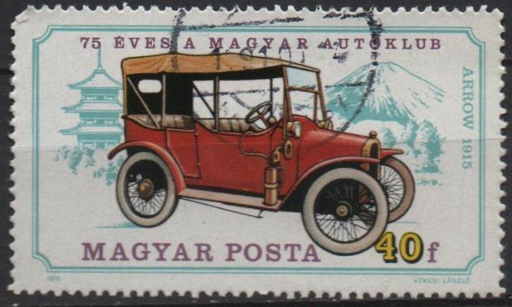 Autos Antiguos, Flecha, 1915 Pagoda y monte. Fuji