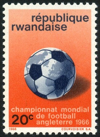 Copa Mundial de Fútbol Inglaterra 1966, Fútbol, combinado con el globo terráqueo