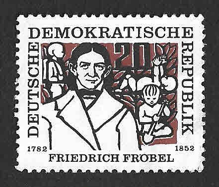 329 - 175 Aniversario del Nacimiento de Friedrich Fröbel (DDR)