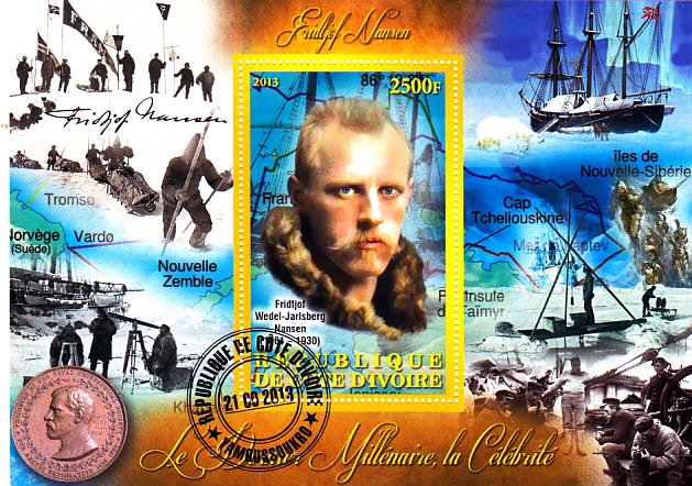 FRIDTJOF NANSEN (1861-1930) explorador del Ártico y el Atlántico Norte