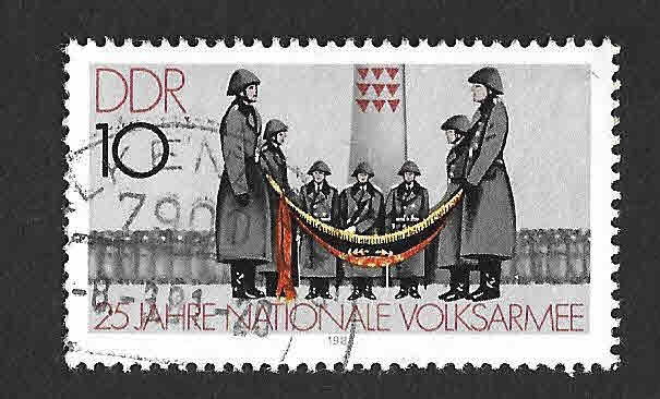 2158 - XXV Aniversario de la Fundación de la Milicia Popular (DDR)