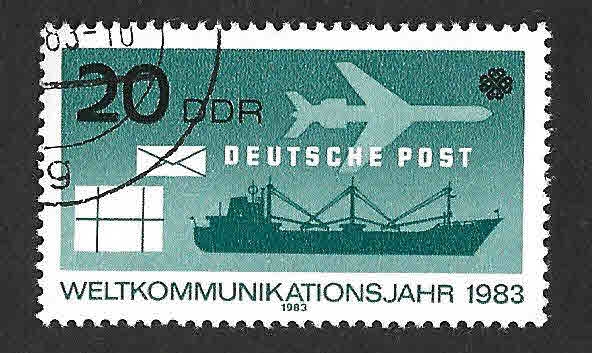 2321 - Año Mundial de las Telecomunicaciones (DDR)