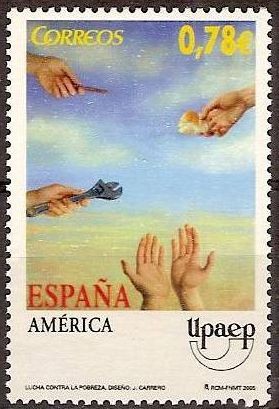 ESPAÑA 2005 4189 Sello Nuevo Serie America U.P.A.E.P. Lucha contra la Pobreza