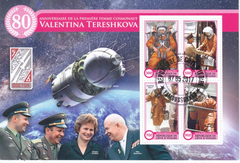 80 ANIVERSARIO 1ª MUJER COSMONAUTA-VALENTINA TERESHKOVA