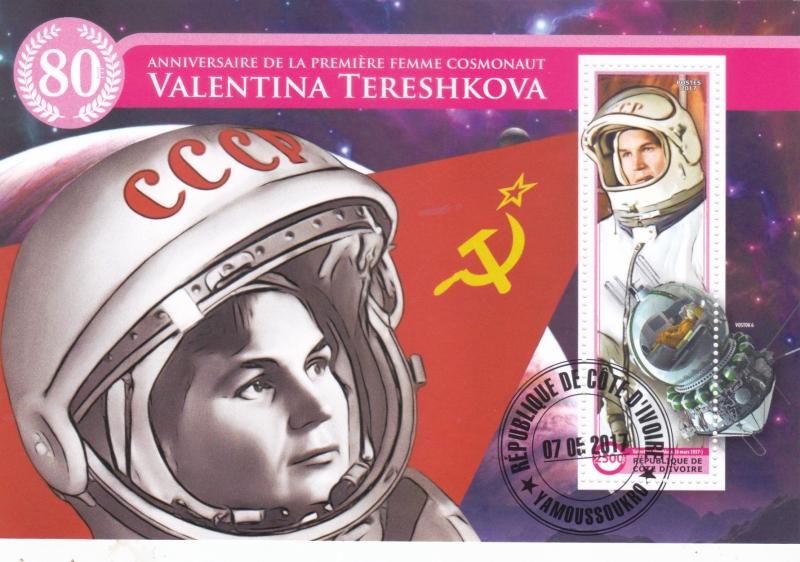 80 ANIVERSARIO 1ª MUJER COSMONAUTA-VALENTINA TERESHKOVA