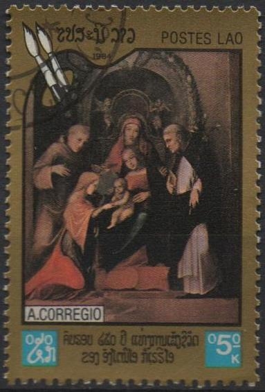 Pinturas por Correggio, Virgen y niño
