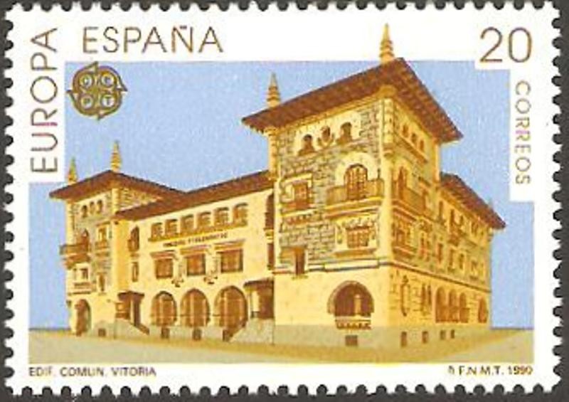 3058 - establecimientos postales, edificio de comunicaciones de vitoria