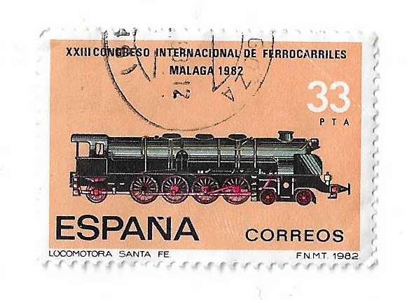 Edifil 2672. XXIII Congreso internacional de Ferrocarriles. 