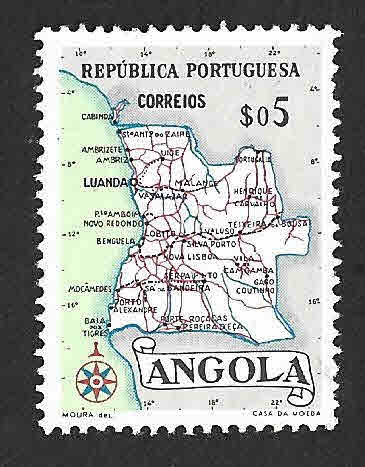 386 - Mapa de Angola