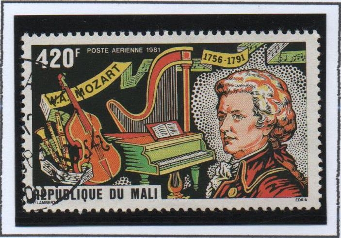 225 Anv. d' Nacimiento Wolgang Amadeus Mozart