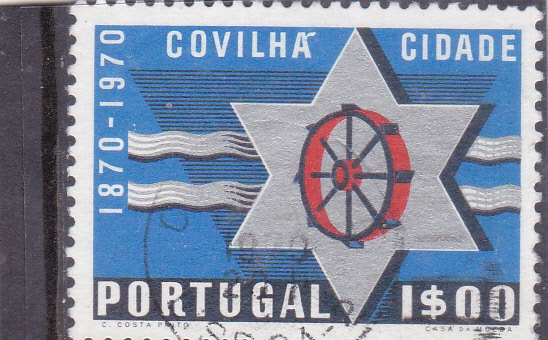 Estrella y rueda, del escudo de armas de Covilha