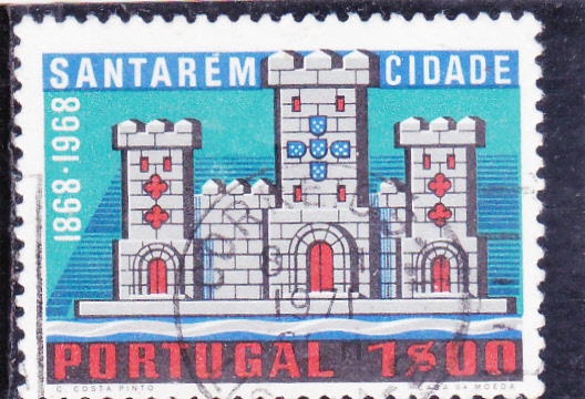 Castillo de Santarem (detalle del escudo de armas de Santarem)
