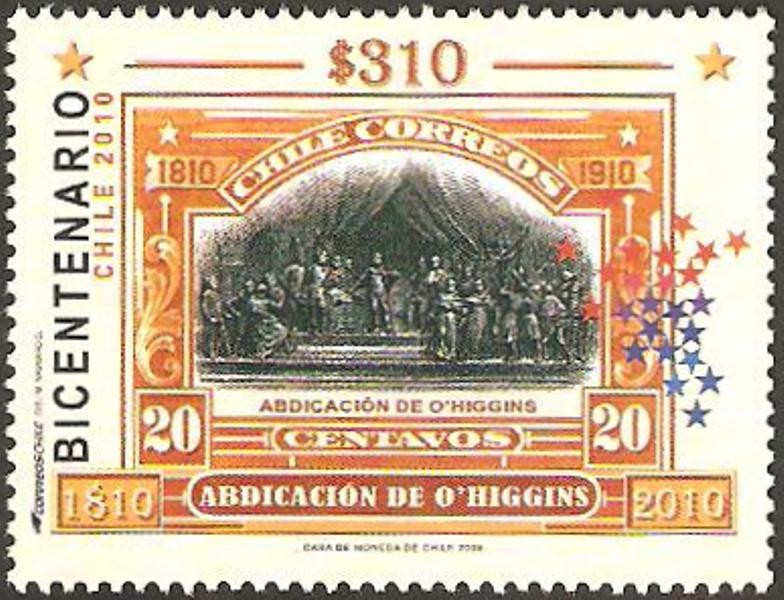 bicentenario, abdicacion de o'higgins