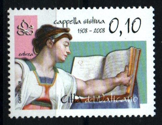 serie- V cent. voluta Capilla Sixtina