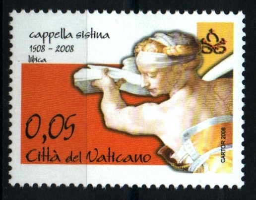 serie- V cent. voluta Capilla Sixtina