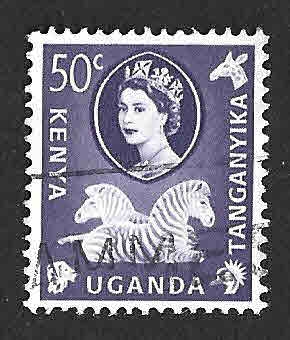 127 - Cebras (Kenia-Uganda-Tanganica)
