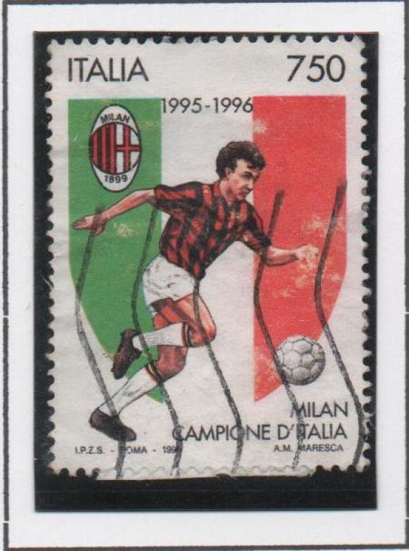 Milan, 1995-1996 Campones nacionales d' Futbol