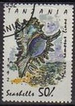 TANZANIA 1992 Michel 1252 Sello Moluscos Murex Ramosus Linne Matasellos de Favor Preobliterado 