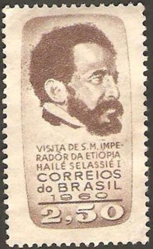 haile selassie I, emperador de etiopia visita brasil