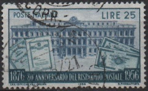 Palacio d' l' Cajas d' Ahorro Postal en Italia