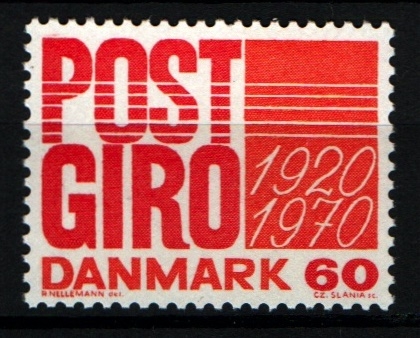 50 Aniv. giro postal Dinamarca