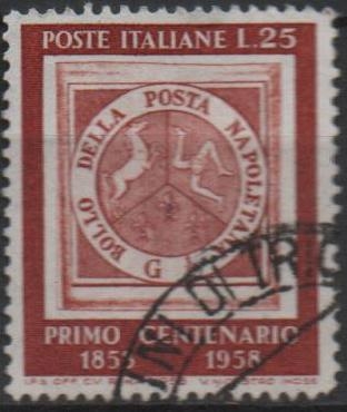 Centenario d' Primer sello del reino d' Napoles