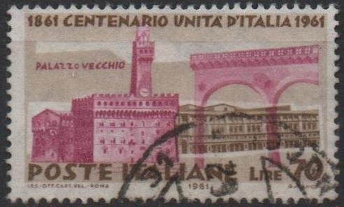 Centenario d' l' Unificación d' Italia, Palacio Vecchio, Florencia