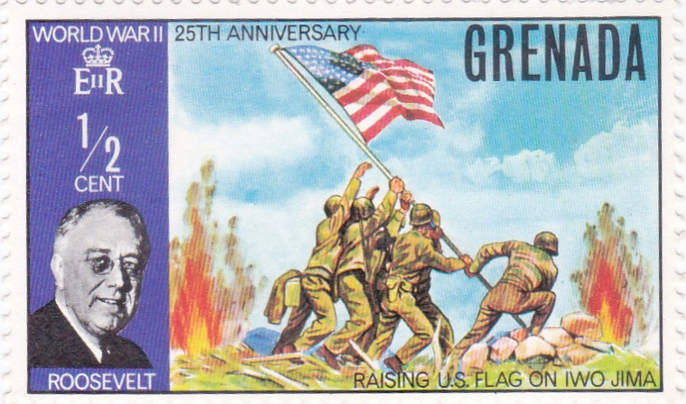 25 aniversario Levantamiento bandera en Iwo-Jima