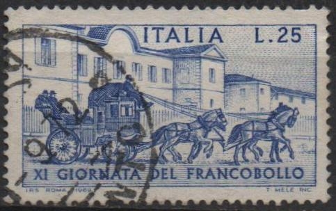 Dia d' sello, Diligencia d' servicio Postal