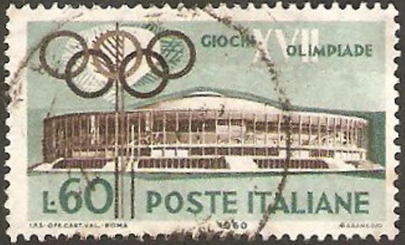 XVII juegos olimpicos en roma, estadio