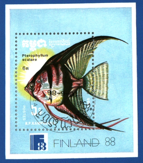 FINLAND'88- Peces de acuario