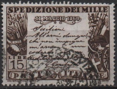 Centenario d' l' Expedicion d' l' Mil,Proclamacion d' Garibaldi en Sicilia