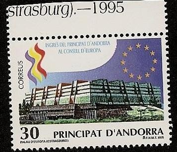 Ingreso de Andorra al Consejo de Europa - Palacio de Europa  Strasburg