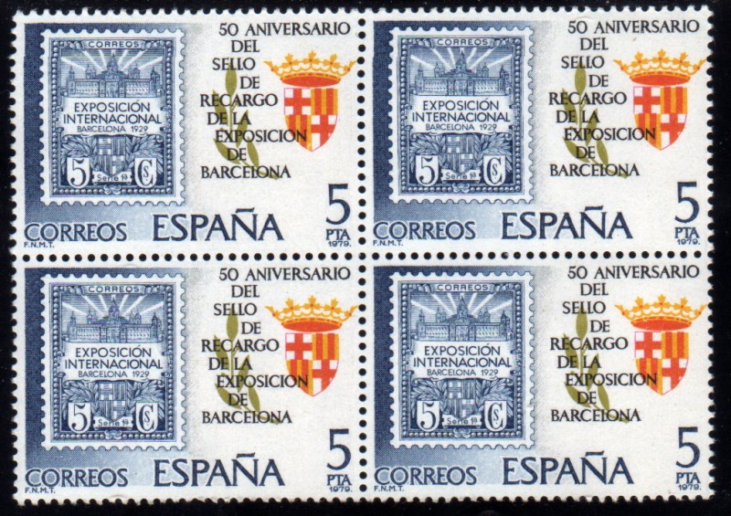 50 Aniversario sello Exposicion Barcelona