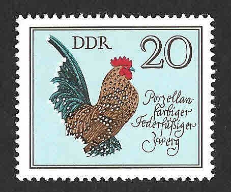 1984 - Bantam de Patas Plumosas DDR	
