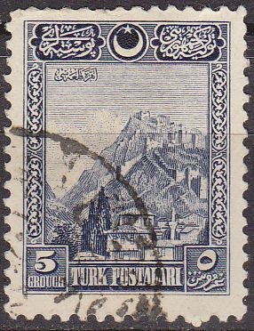 TURQUIA Turkia 1926 Scott 640 Sello Fortaleza de Ankara usado