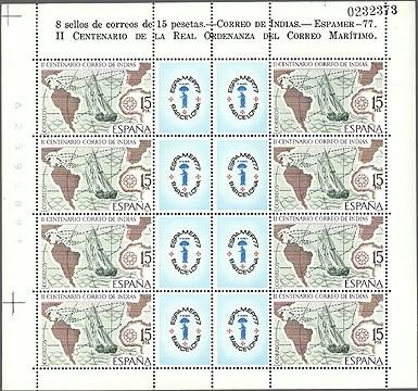 2437 - ESPAMER'77 - II Centenario de la Real Ordenanza reguladora del Correo Marítimo