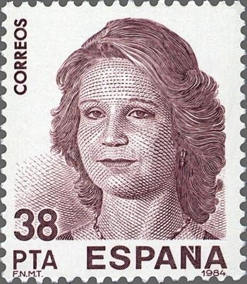 2754E - Exposición Mundial de Filatelia ESPAÑA'84 - S.A. la Infanta Doña Elena de Borbón