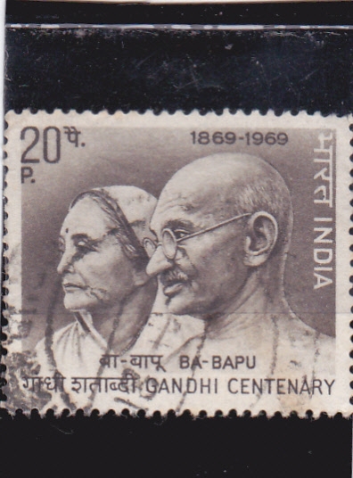 Gandhi y Kasturba