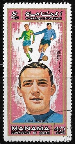 Football de playa - Luigi Riva (*1944), Italy